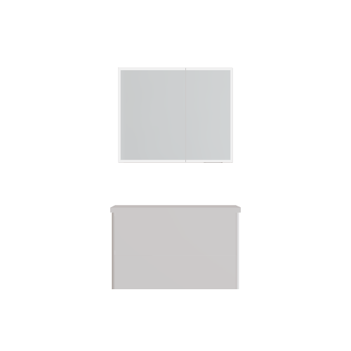 bathroom cabinet 900 3D model